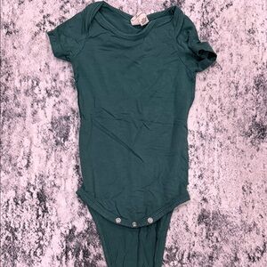 Kyte BABY Teal Short Sleeve Bodysuit